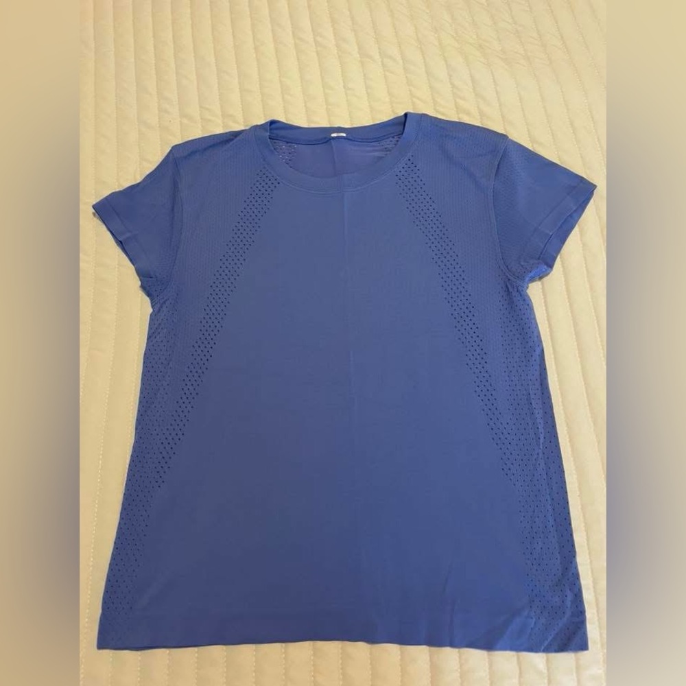 Lululemon Blue short-sleeve top